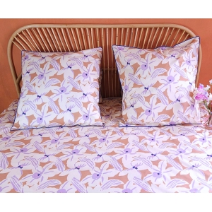 Parure de lit Iris rose