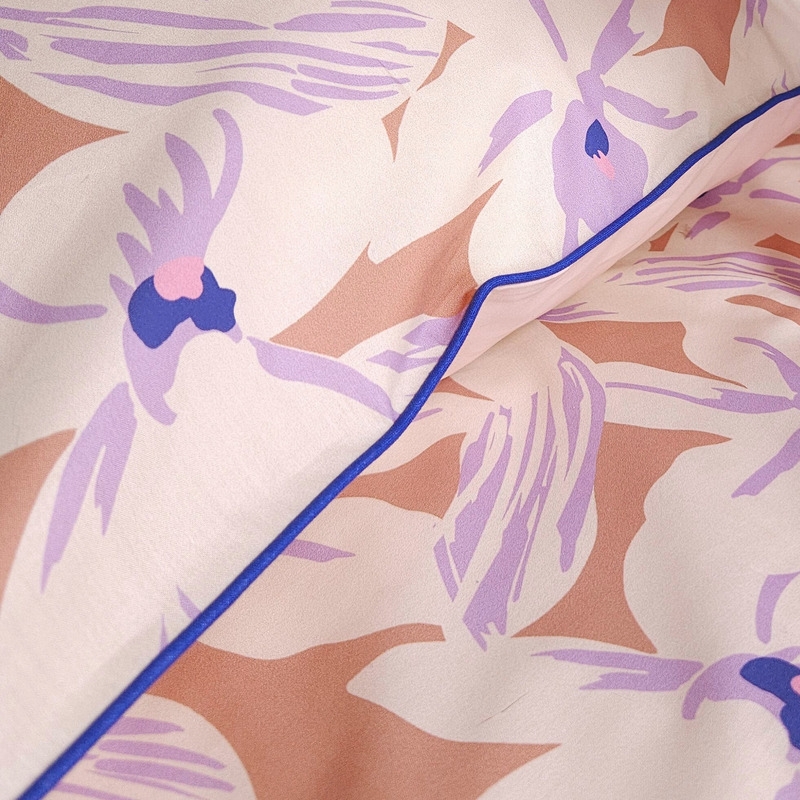 Parure de lit Iris rose