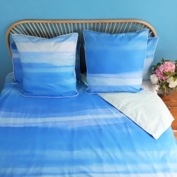 Beddengoed Blauw aquarel