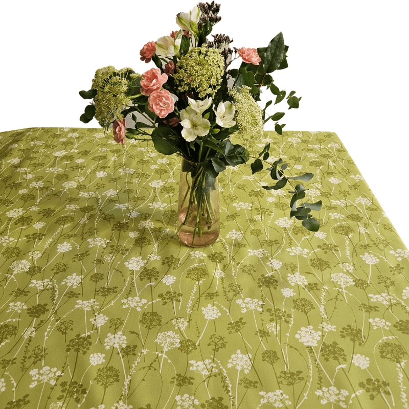 Nappe enduite Herbes vertes