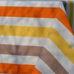 Wipe clean placemats Yellow Stripes