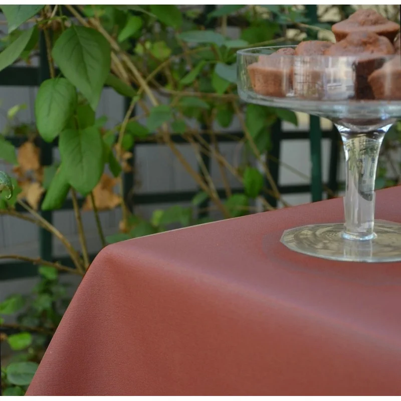 WIPE CLEAN FABRIC CUT PLAIN CHOCOLATE Fleur de Soleil