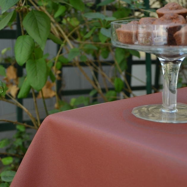 WIPE CLEAN FABRIC CUT PLAIN CHOCOLATE Fleur de Soleil