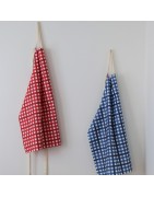 Tablier de cuisine pour homme en toile enduite