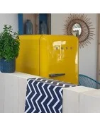 Chemin de table en coton enduit