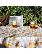 Nappe de jardin en coton enduit